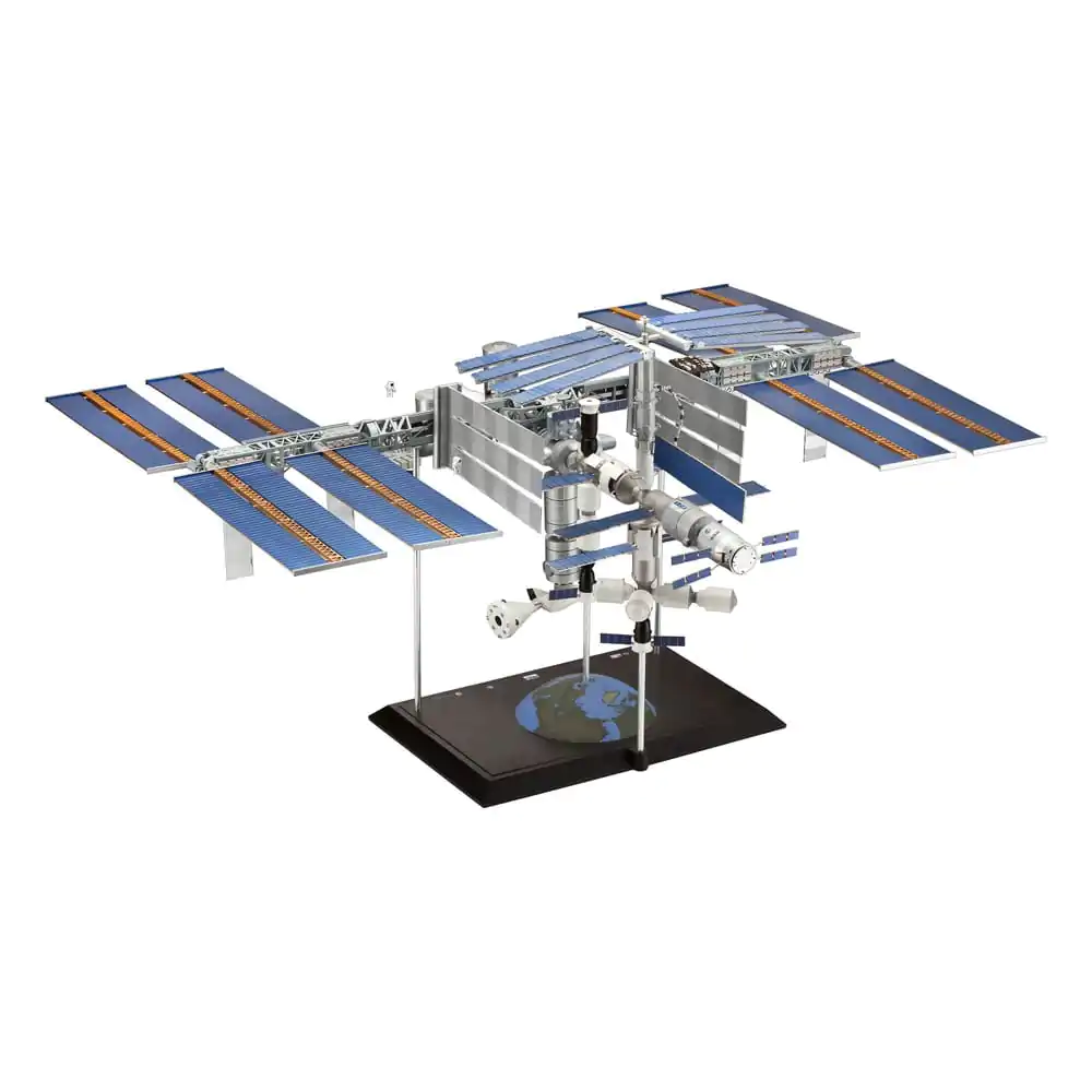 Dárková sada modelu Mezinárodní vesmírné stanice ISS 1/144 25. výročí Platinová edice 74 cm fotografii produktu