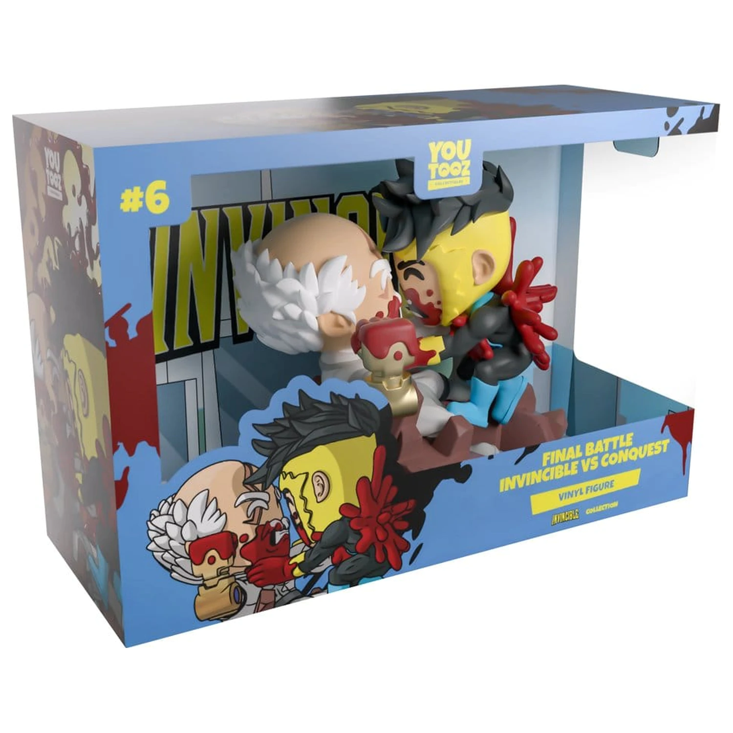 Invincible Vinyl Figure Final Battle Invincible vs Conquest 12 cm fotografii produktu