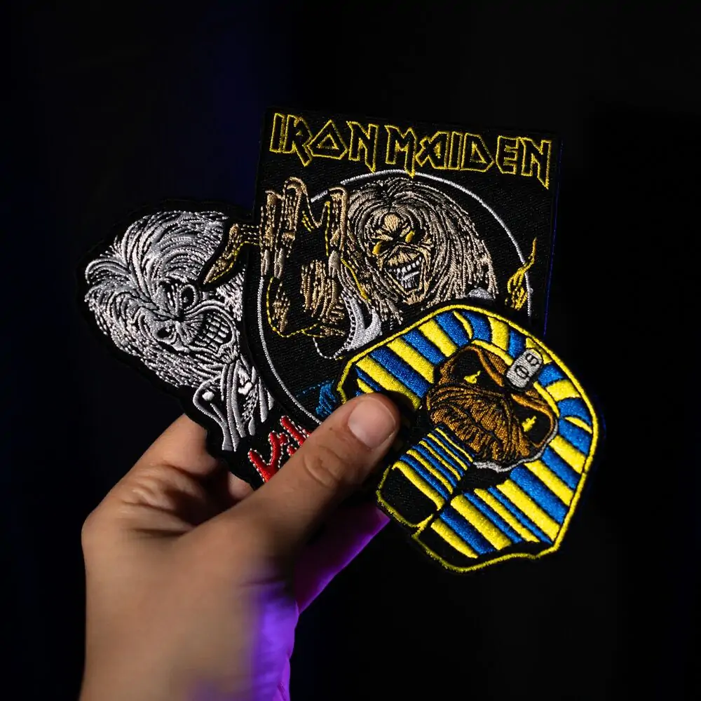 Iron Maiden sada 3 nášivek fotografii produktu