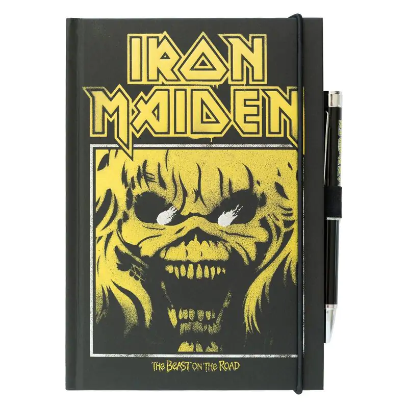 Iron Maiden A5 prémiový zápisník + projektorové pero fotografii produktu