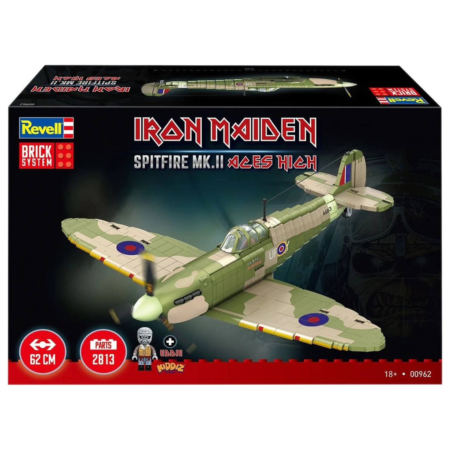 Iron Maiden Brick System stavebnicový set Spitfire MK.II Aces High 58 cm fotografii produktu