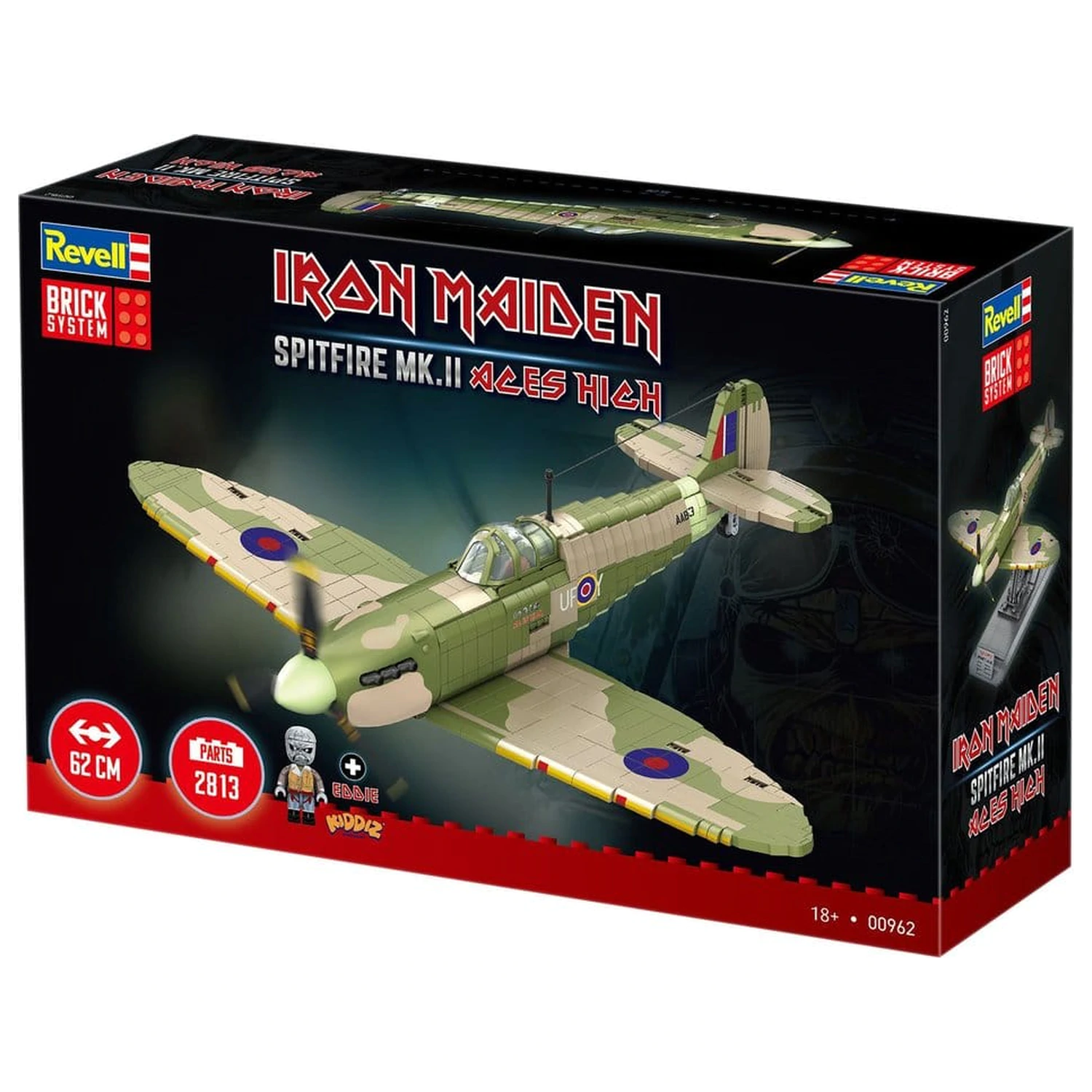 Iron Maiden Brick System stavebnicový set Spitfire MK.II Aces High 58 cm fotografii produktu