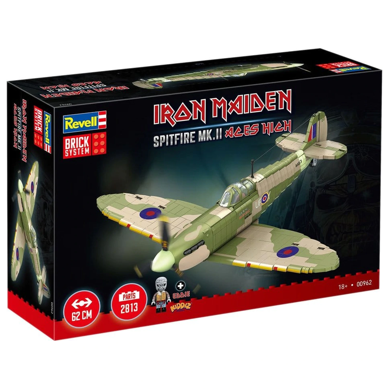 Iron Maiden Brick System stavebnicový set Spitfire MK.II Aces High 58 cm fotografii produktu