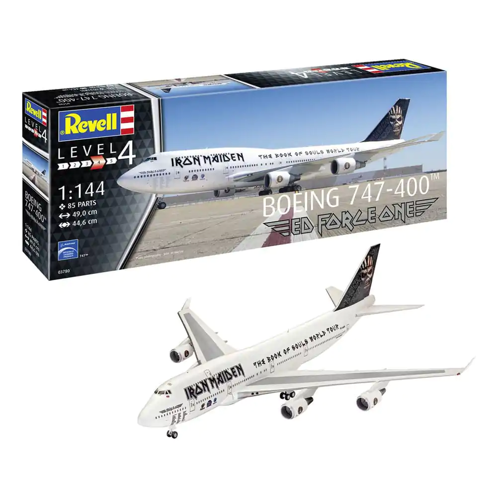 Stavebnice Iron Maiden Model Kit 1/144 Boeing 747-400 "Ed Force One" 49 cm fotografii produktu