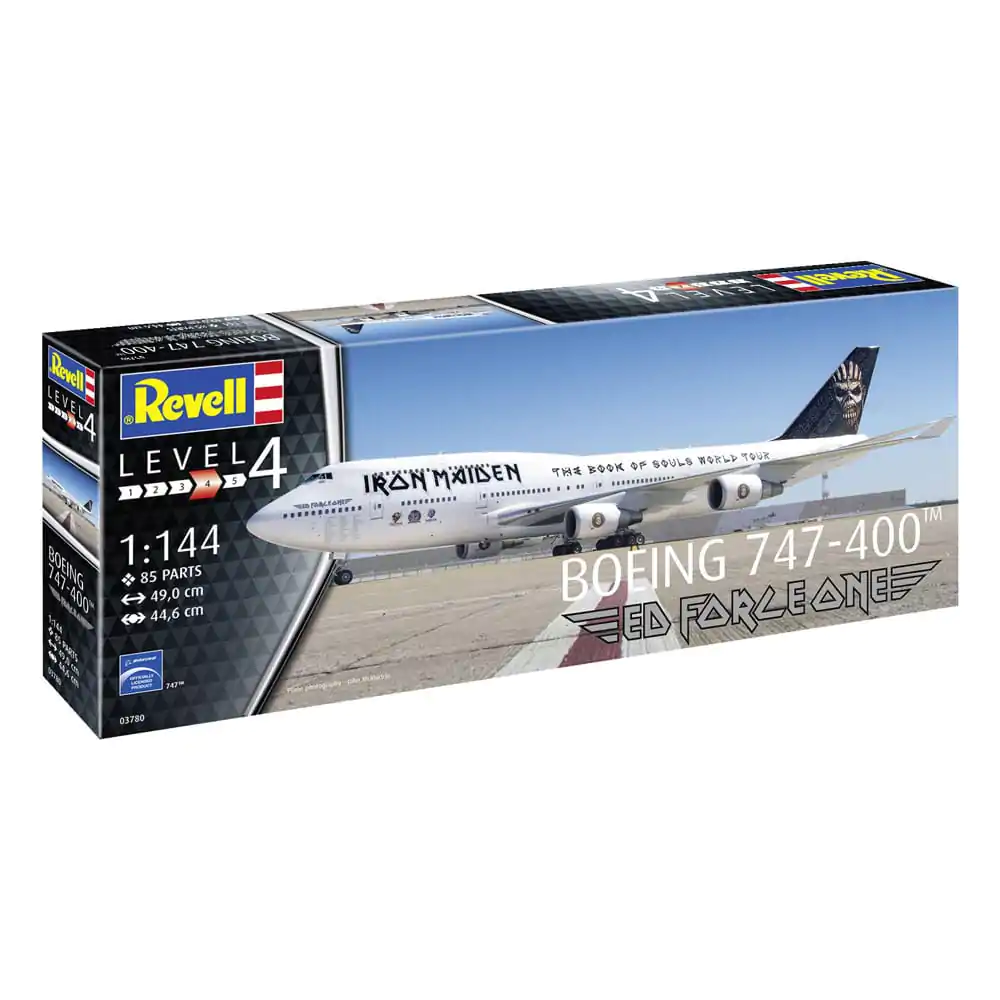 Stavebnice Iron Maiden Model Kit 1/144 Boeing 747-400 "Ed Force One" 49 cm fotografii produktu