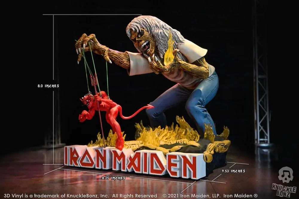 Iron Maiden 3D vinylová socha The Number of the Beast 20 x 21 x 24 cm fotografii produktu