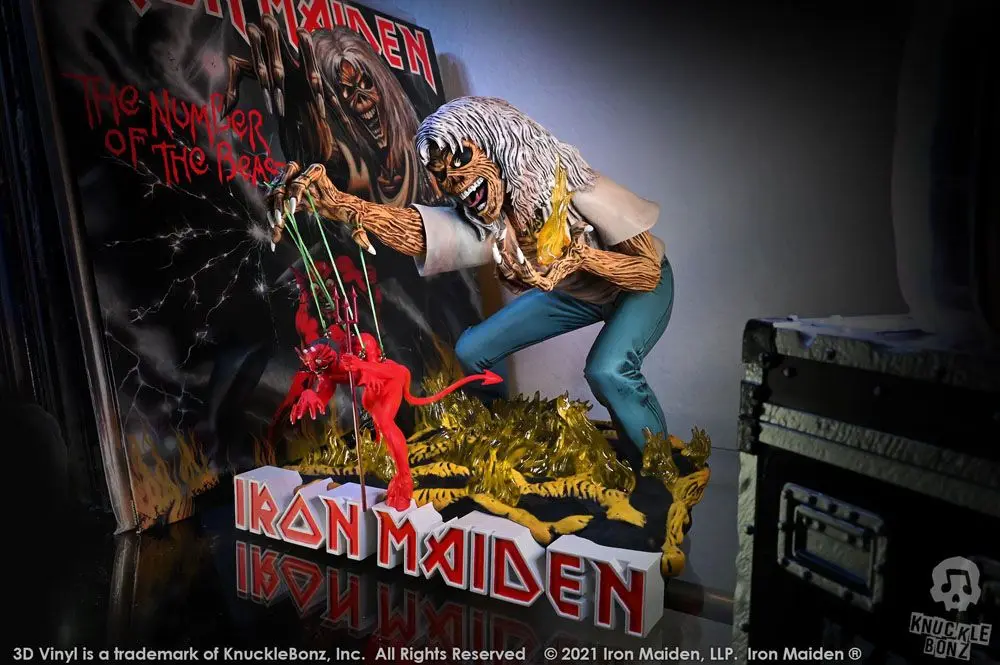 Iron Maiden 3D vinylová socha The Number of the Beast 20 x 21 x 24 cm fotografii produktu