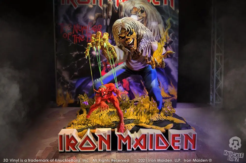 Iron Maiden 3D vinylová socha The Number of the Beast 20 x 21 x 24 cm fotografii produktu