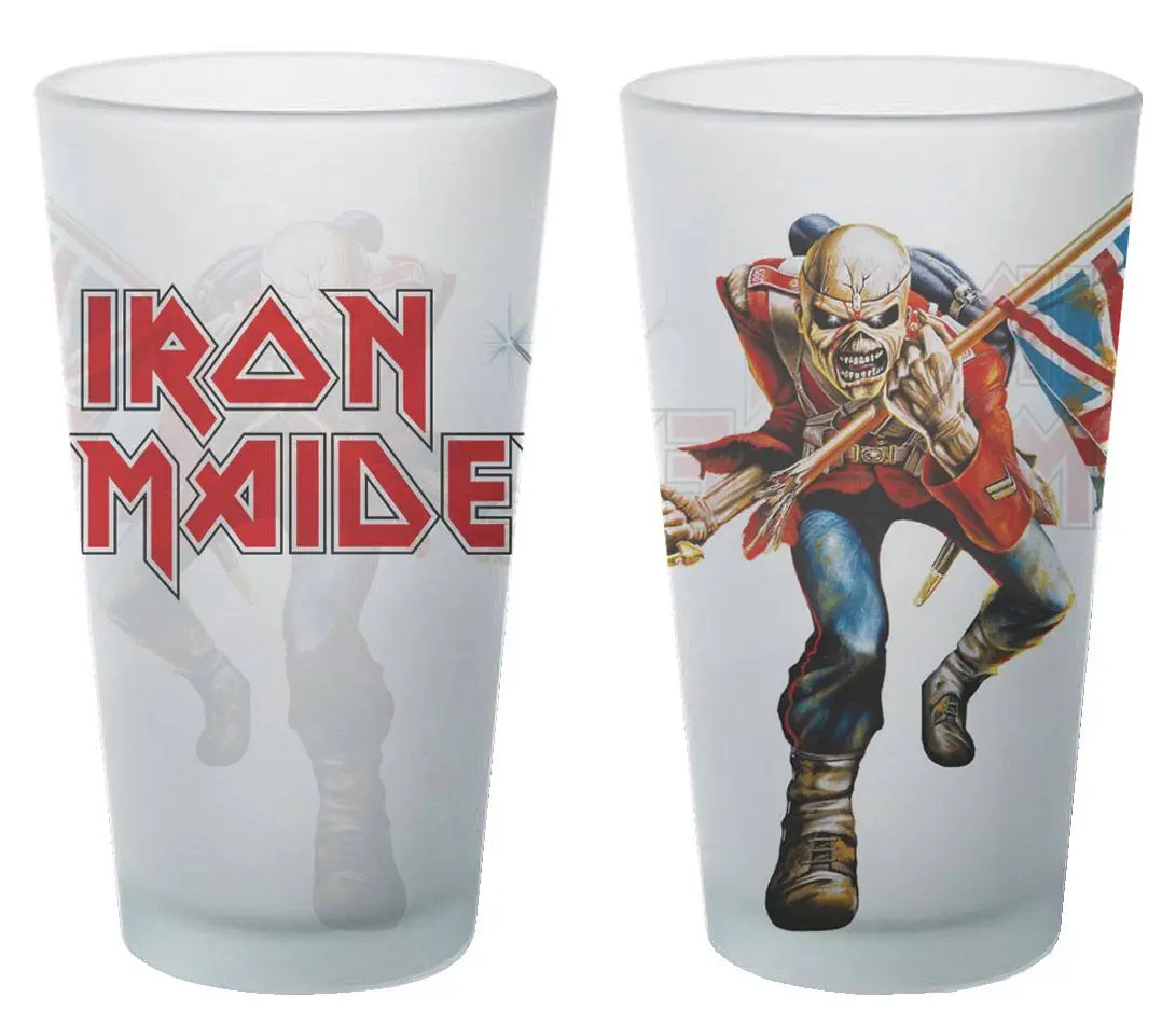 Iron Maiden Pint Sklenice The Trooper fotografii produktu
