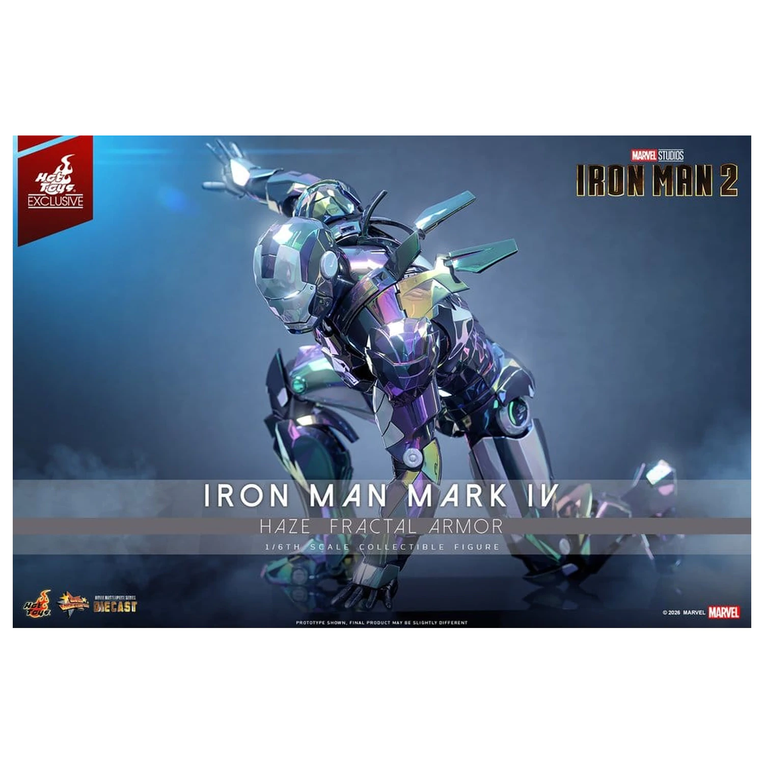 Iron Man 2 akční figurka 1/6 Iron Man Mark IV (Haze Fractal Armor) 33 cm fotografii produktu