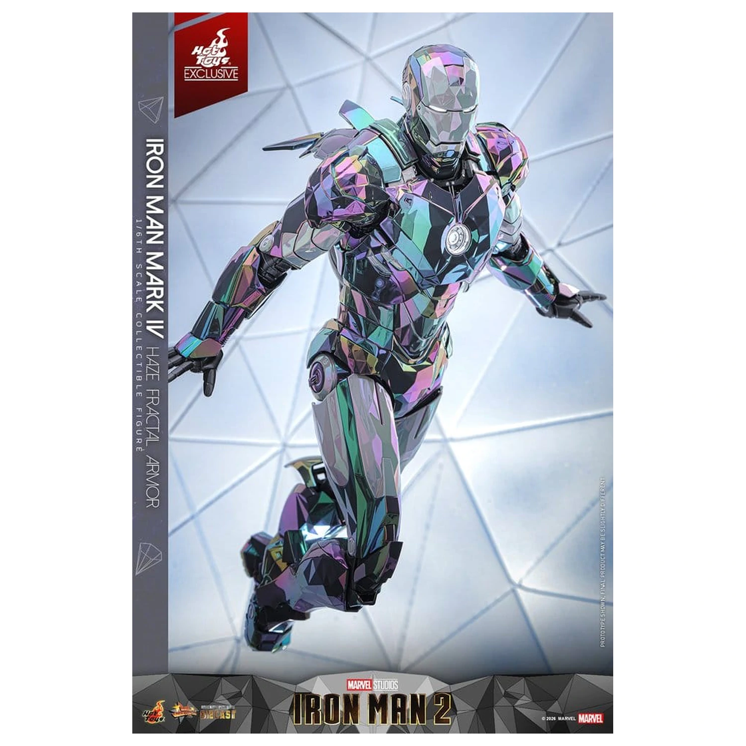 Iron Man 2 akční figurka 1/6 Iron Man Mark IV (Haze Fractal Armor) 33 cm fotografii produktu