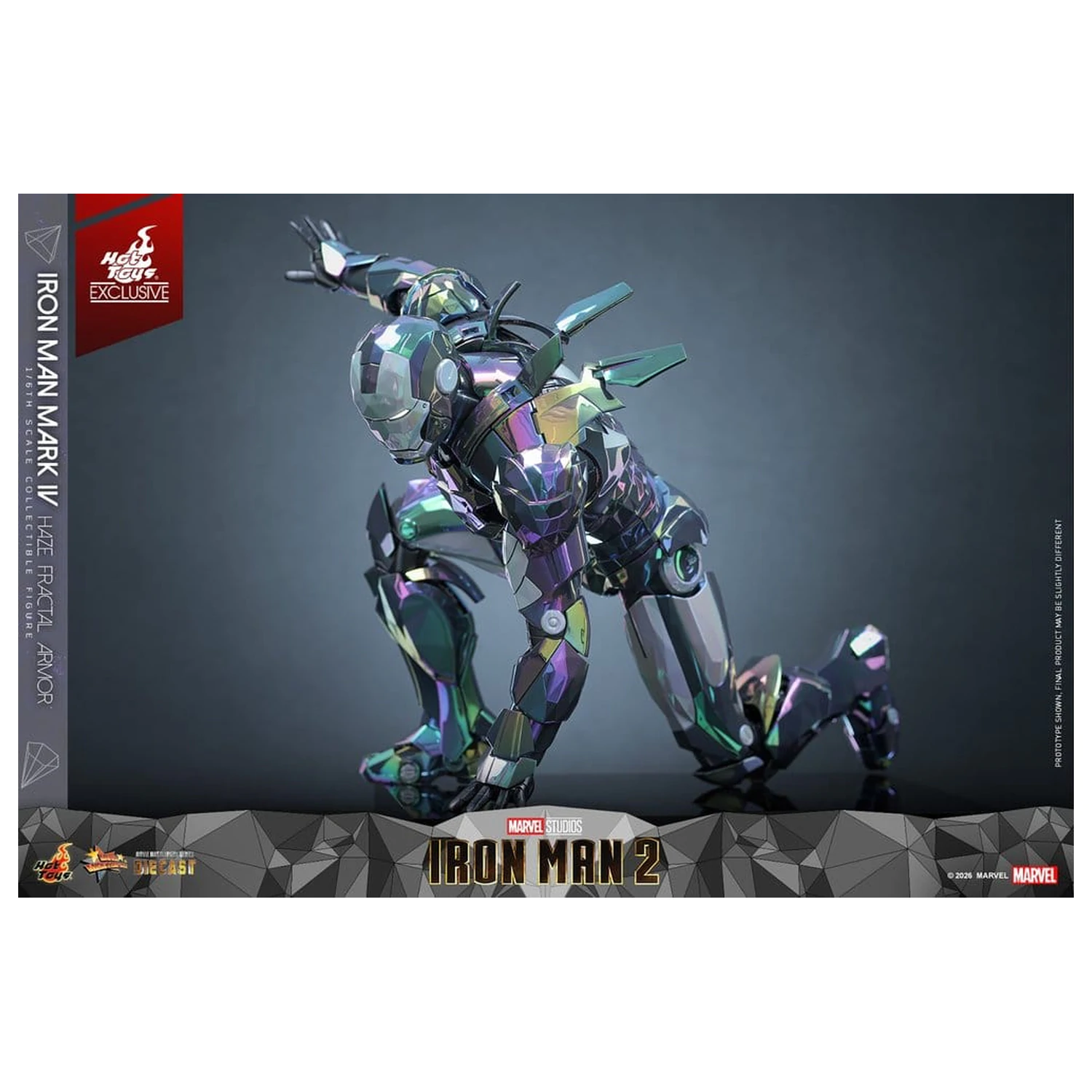 Iron Man 2 akční figurka 1/6 Iron Man Mark IV (Haze Fractal Armor) 33 cm fotografii produktu