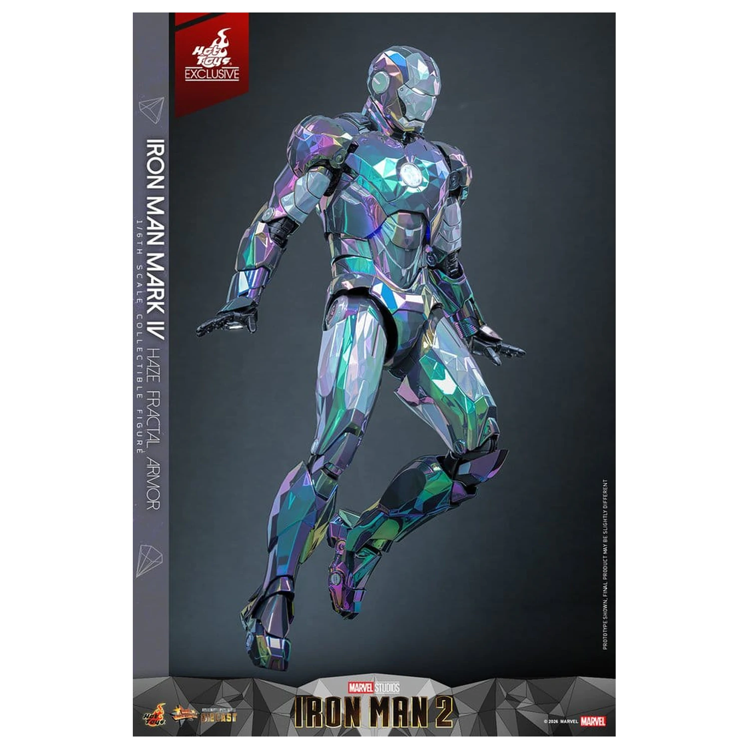 Iron Man 2 akční figurka 1/6 Iron Man Mark IV (Haze Fractal Armor) 33 cm fotografii produktu