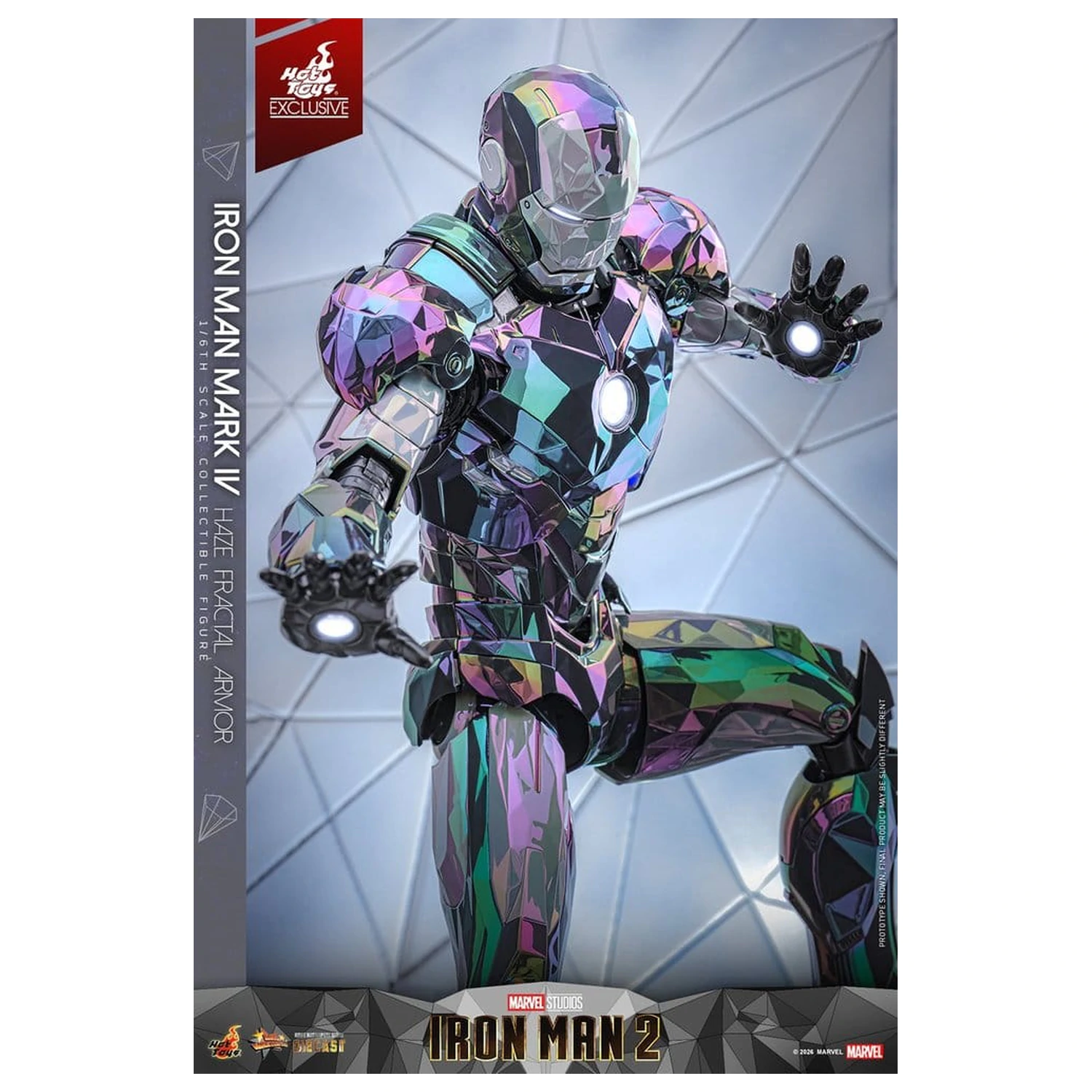 Iron Man 2 akční figurka 1/6 Iron Man Mark IV (Haze Fractal Armor) 33 cm fotografii produktu