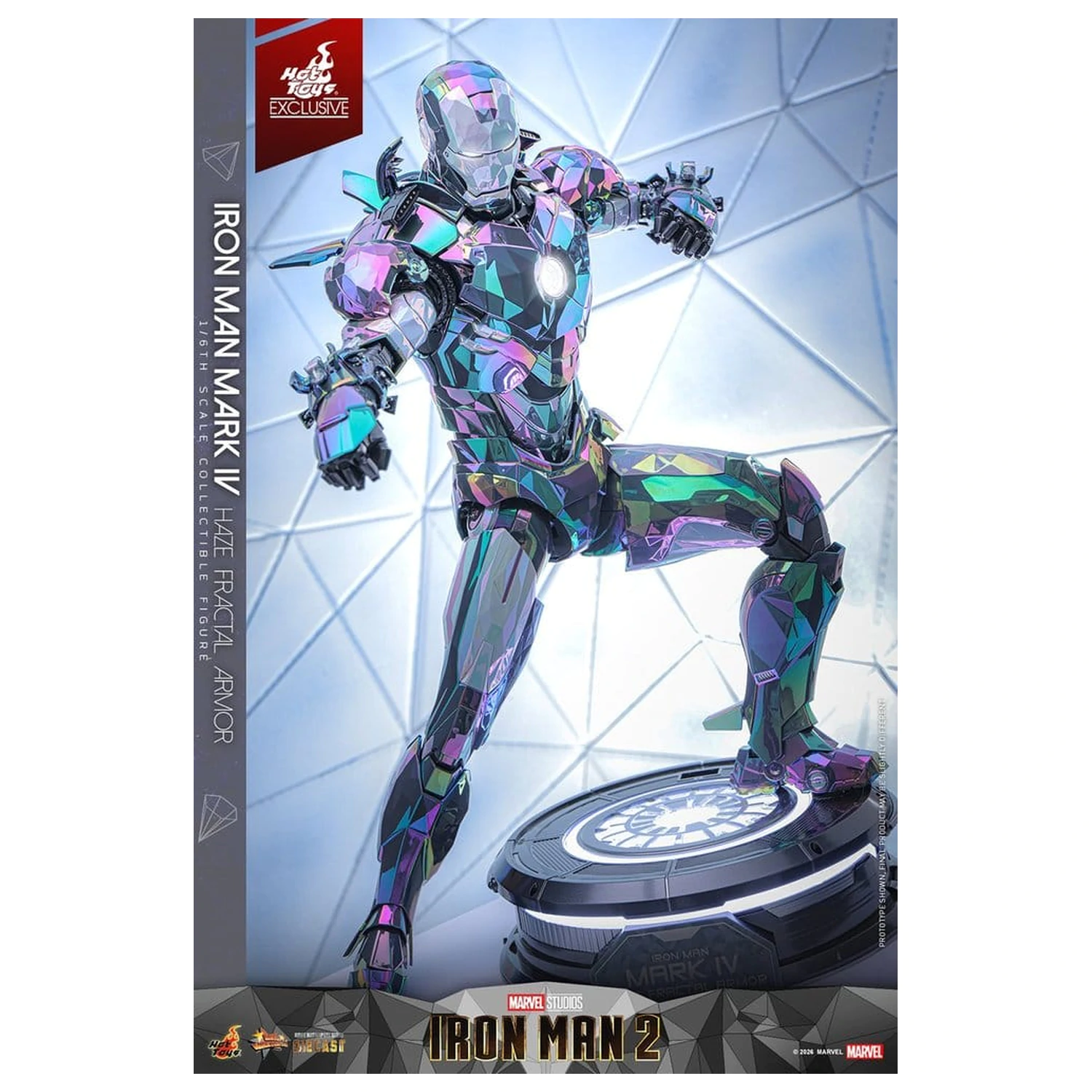 Iron Man 2 akční figurka 1/6 Iron Man Mark IV (Haze Fractal Armor) 33 cm fotografii produktu