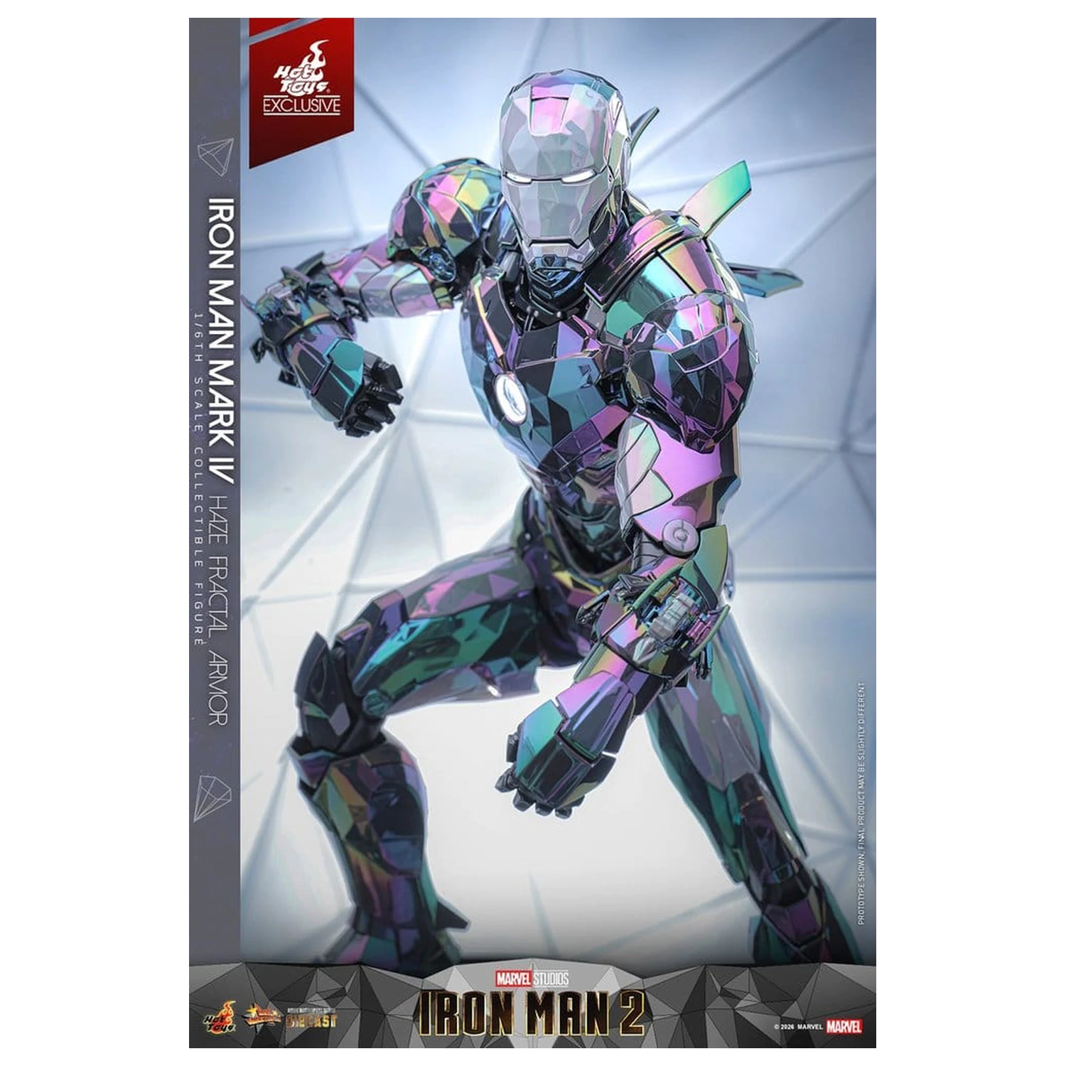 Iron Man 2 akční figurka 1/6 Iron Man Mark IV (Haze Fractal Armor) 33 cm fotografii produktu