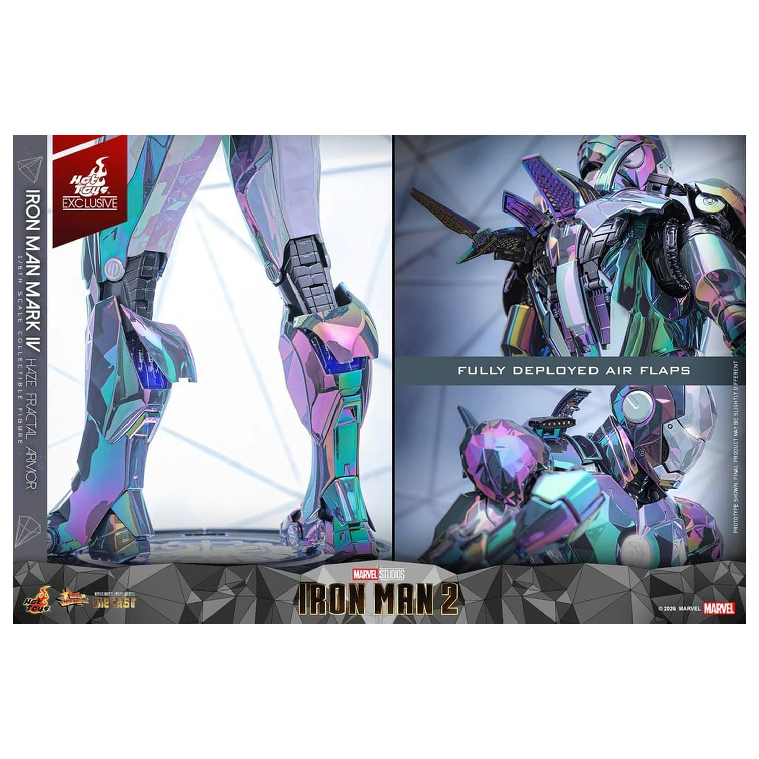 Iron Man 2 akční figurka 1/6 Iron Man Mark IV (Haze Fractal Armor) 33 cm fotografii produktu