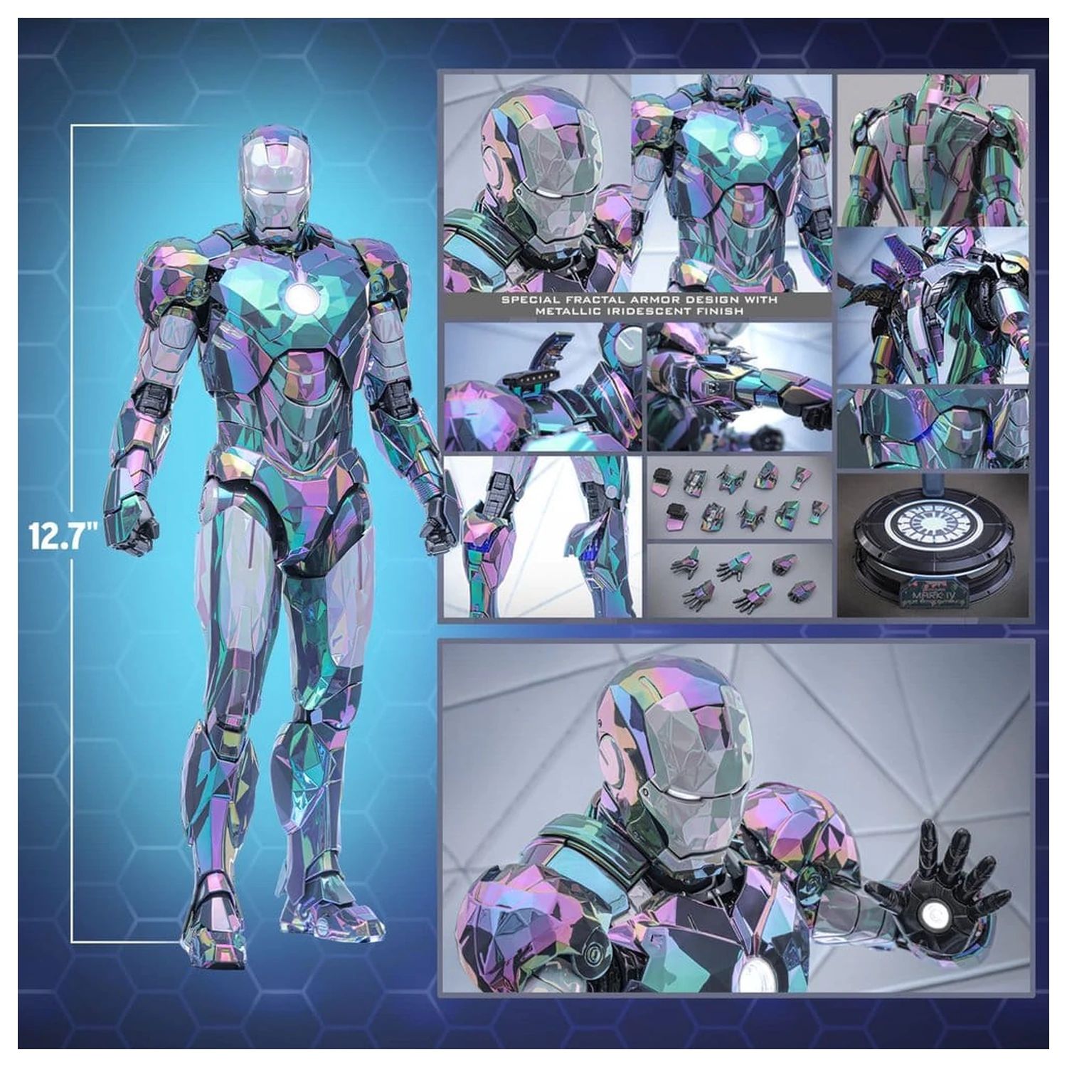Iron Man 2 akční figurka 1/6 Iron Man Mark IV (Haze Fractal Armor) 33 cm fotografii produktu
