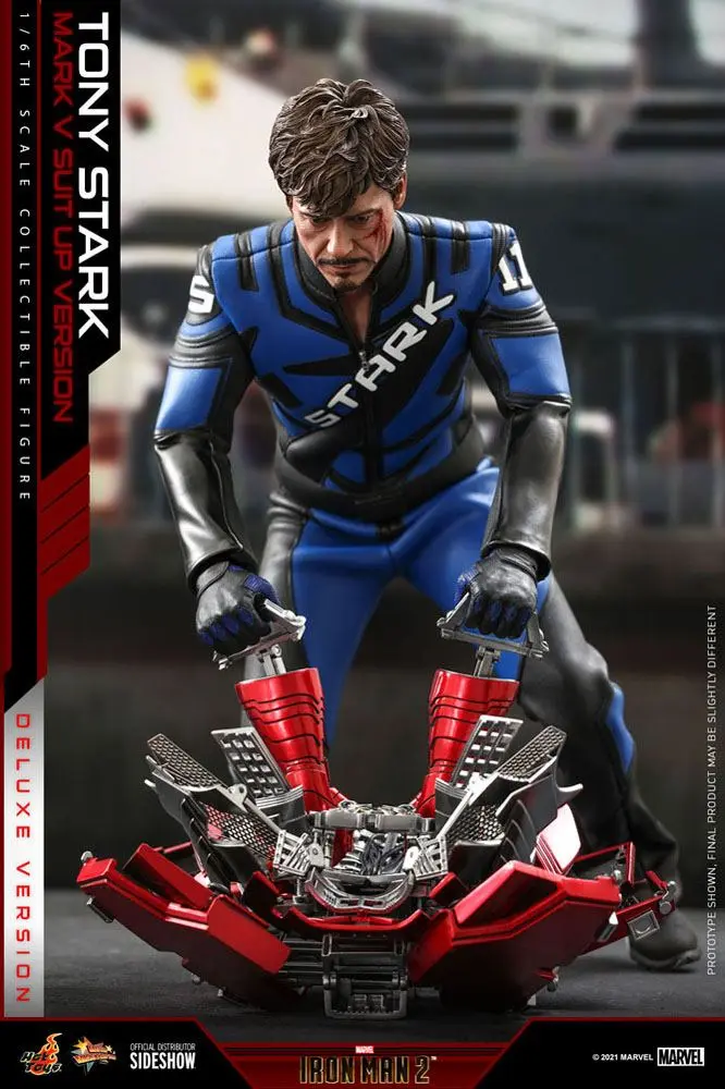 Iron Man 2 Movie Masterpiece akční figurka 1/6 Tony Stark (Mark V Suit Up Version) Deluxe 31 cm fotografii produktu