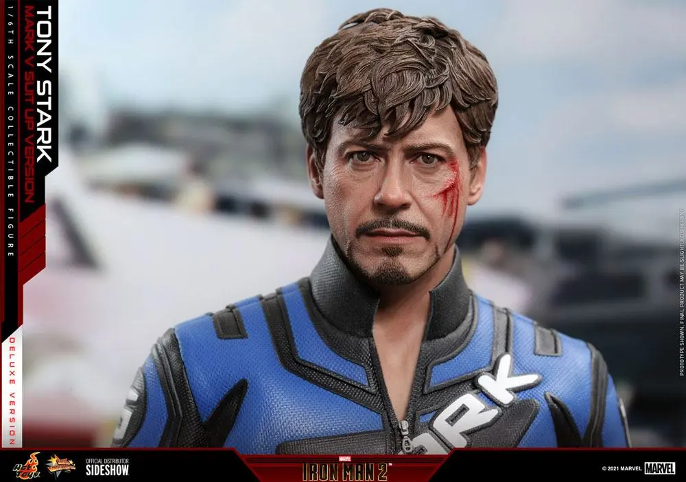 Iron Man 2 Movie Masterpiece akční figurka 1/6 Tony Stark (Mark V Suit Up Version) Deluxe 31 cm fotografii produktu