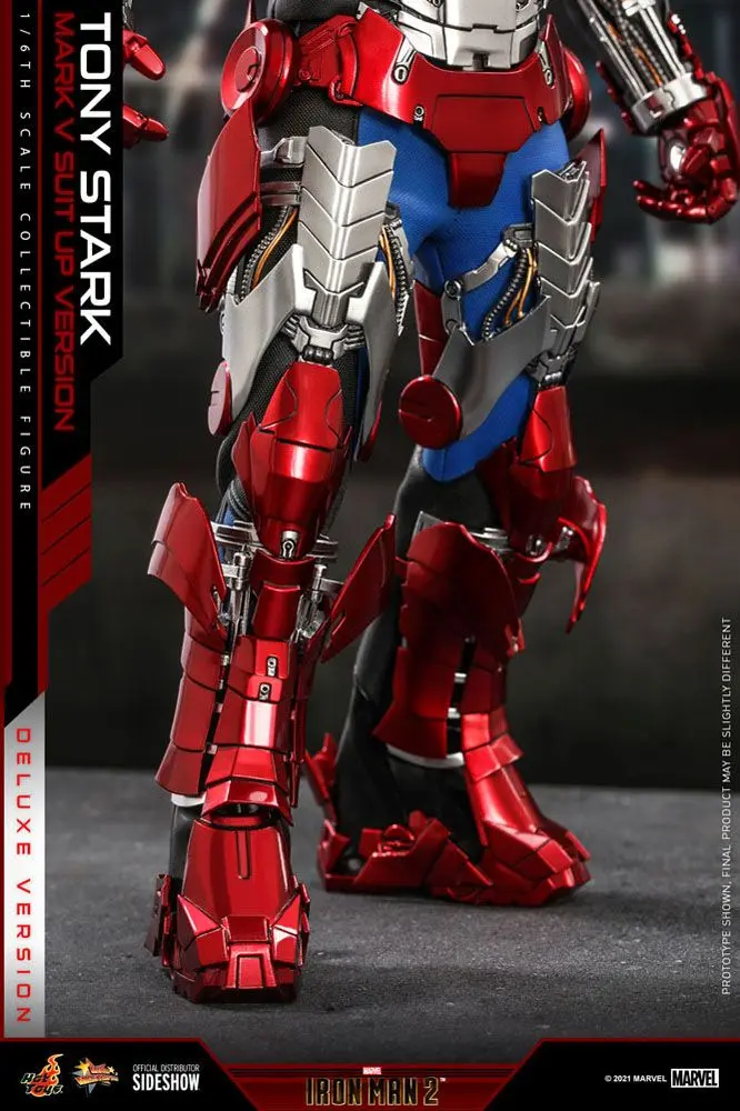 Iron Man 2 Movie Masterpiece akční figurka 1/6 Tony Stark (Mark V Suit Up Version) Deluxe 31 cm fotografii produktu