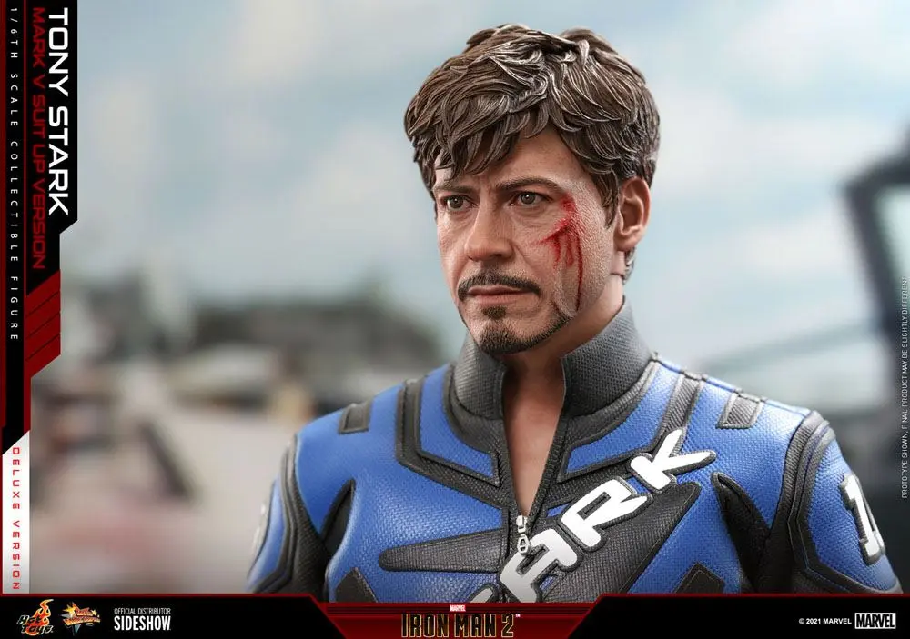 Iron Man 2 Movie Masterpiece akční figurka 1/6 Tony Stark (Mark V Suit Up Version) Deluxe 31 cm fotografii produktu