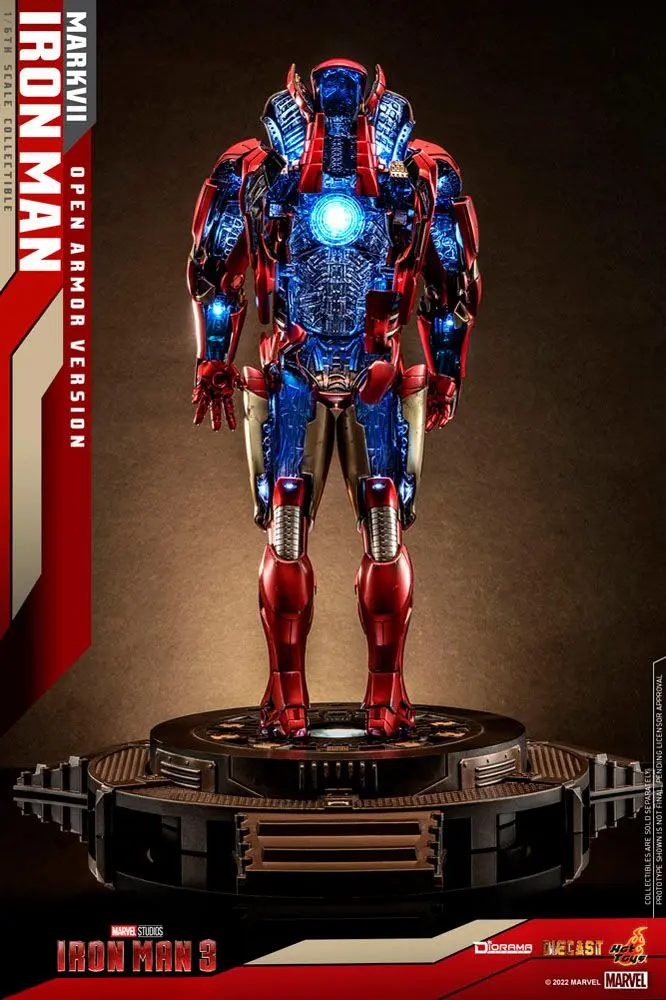 Iron Man 3 Diorama 1/6 Iron Man Mark VII (Open Armor Version) 32 cm fotografii produktu