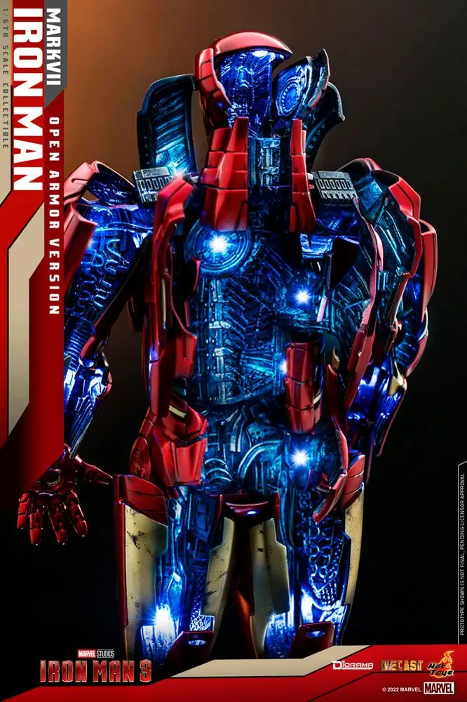 Iron Man 3 Diorama 1/6 Iron Man Mark VII (Open Armor Version) 32 cm fotografii produktu