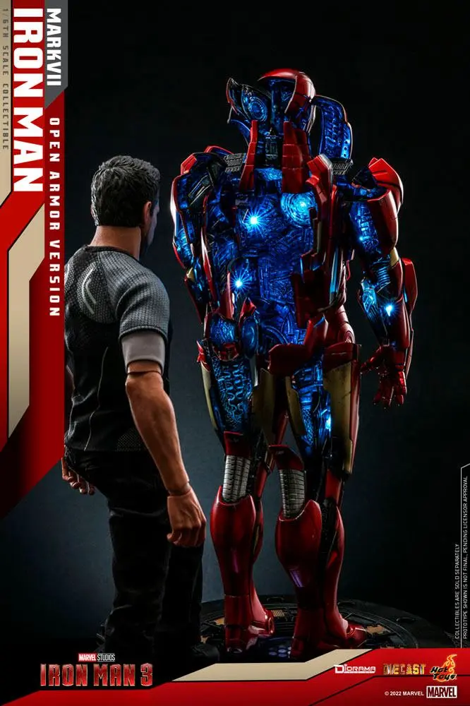 Iron Man 3 Diorama 1/6 Iron Man Mark VII (Open Armor Version) 32 cm fotografii produktu