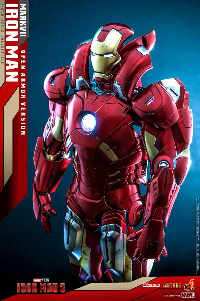 Iron Man 3 Diorama 1/6 Iron Man Mark VII (Open Armor Version) 32 cm fotografii produktu