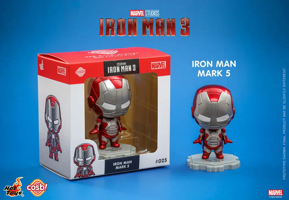 Iron Man 3 Cosbi Mini figurka Iron Man Mark 5 8 cm fotografii produktu