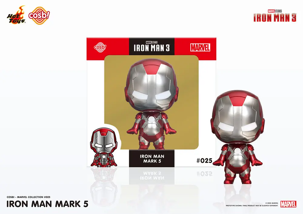 Iron Man 3 Cosbi Mini figurka Iron Man Mark 5 8 cm fotografii produktu