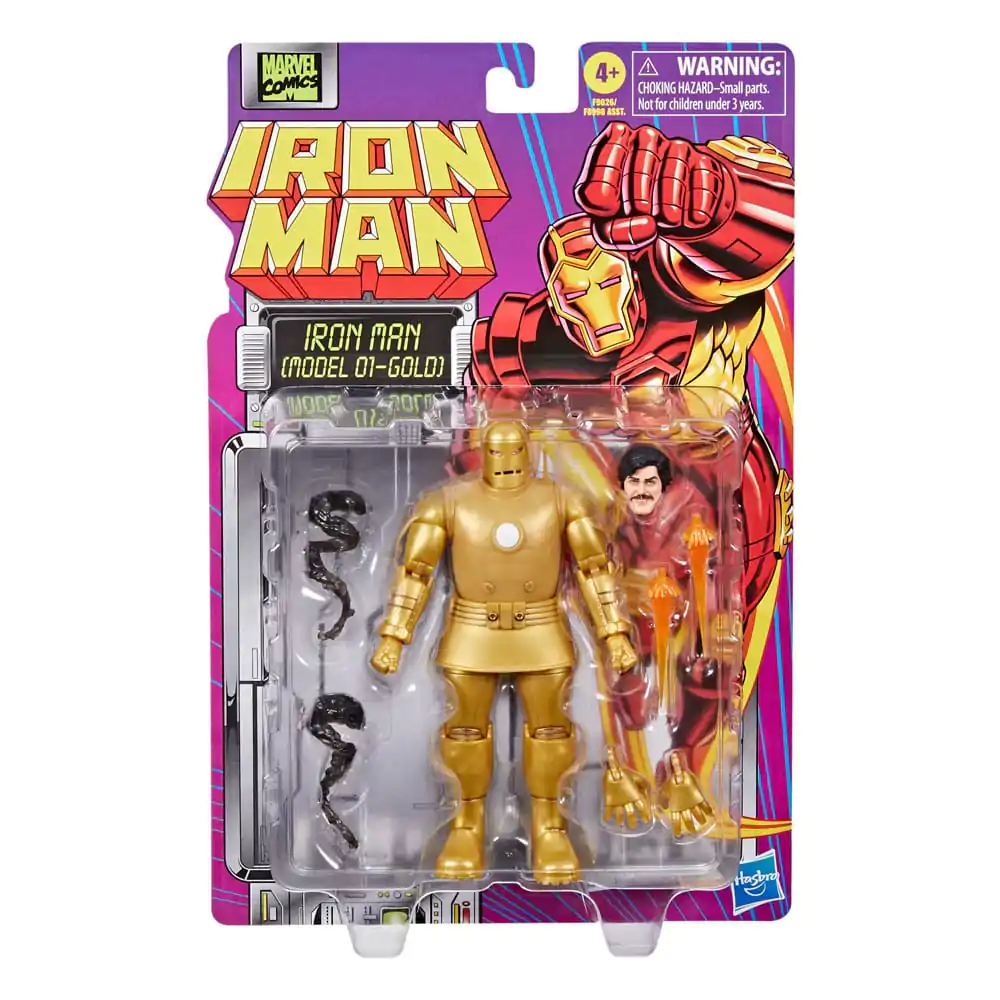 Akční figurka Iron Man Marvel Legends Iron Man (Model 01-Gold) 15 cm fotografii produktu