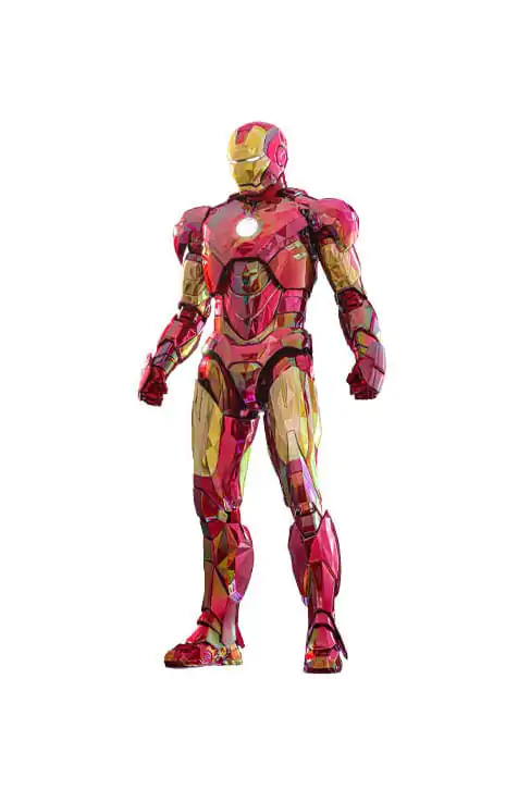 Iron Man Movie Masterpiece Diecast Akční figurka 1/6 Iron Man Mark VI (Fractal Armor) Hot Toys Exclusive 33 cm fotografii produktu