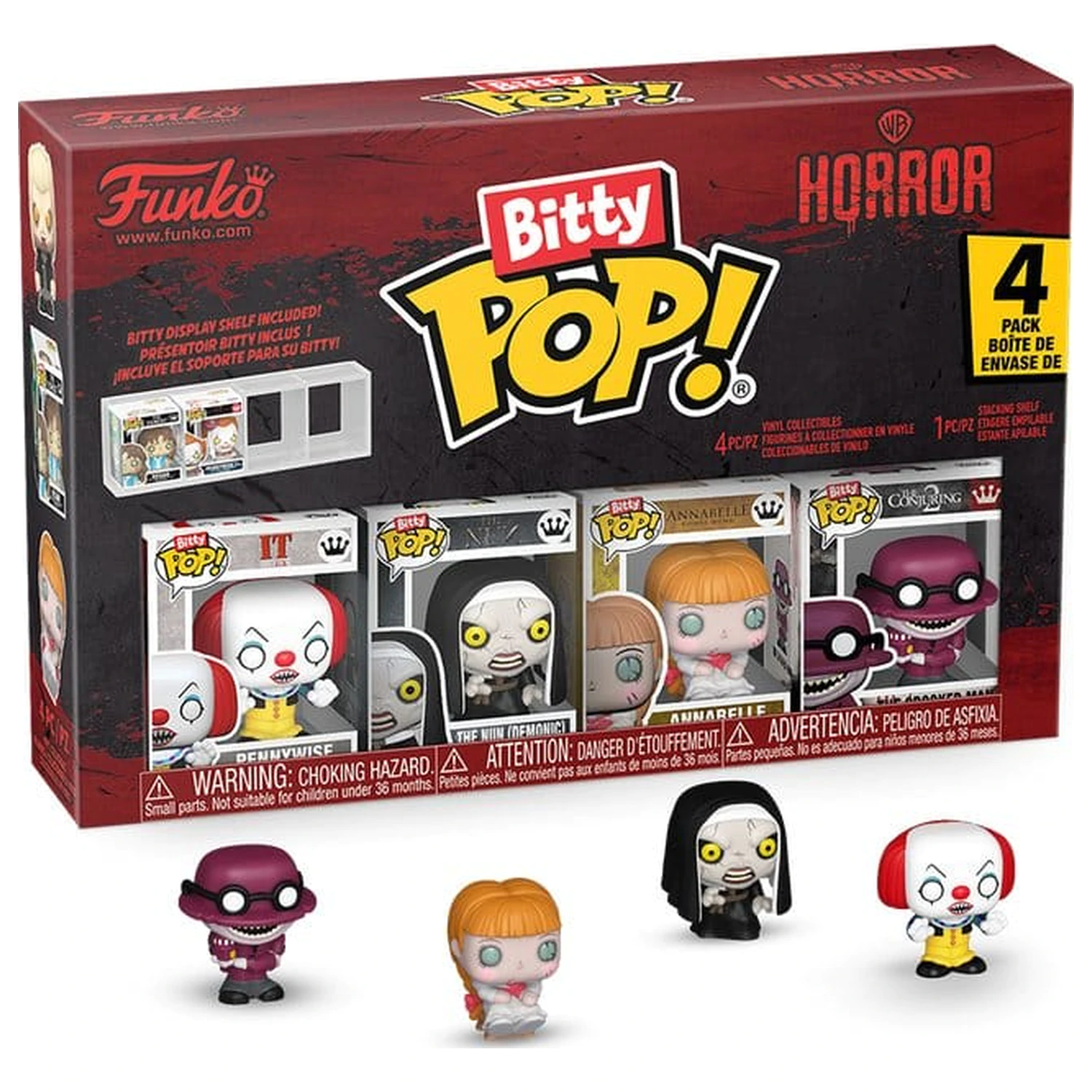 IT Bitty Funko POP! Vinylová figurka balení 4 kusů Pennywise 2,5 cm fotografii produktu