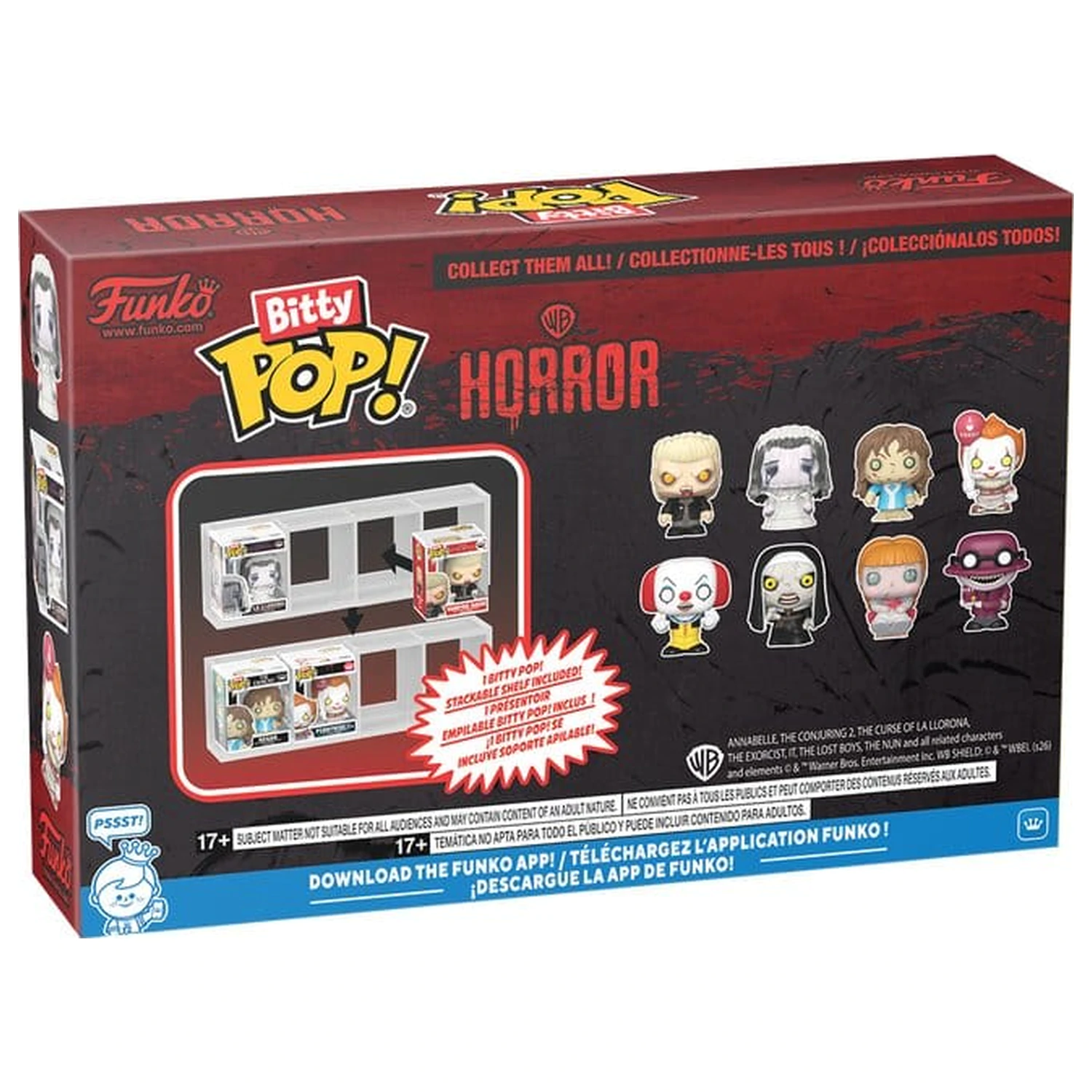 IT Bitty Funko POP! Vinylová figurka balení 4 kusů Pennywise 2,5 cm fotografii produktu