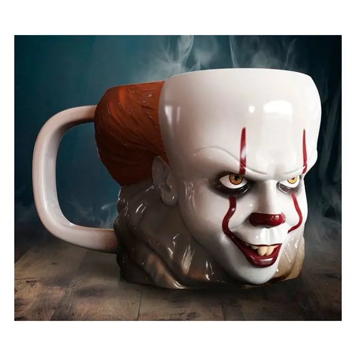 Stephen Kings It 2017 3D hrnek ve tvaru Pennywise fotografii produktu