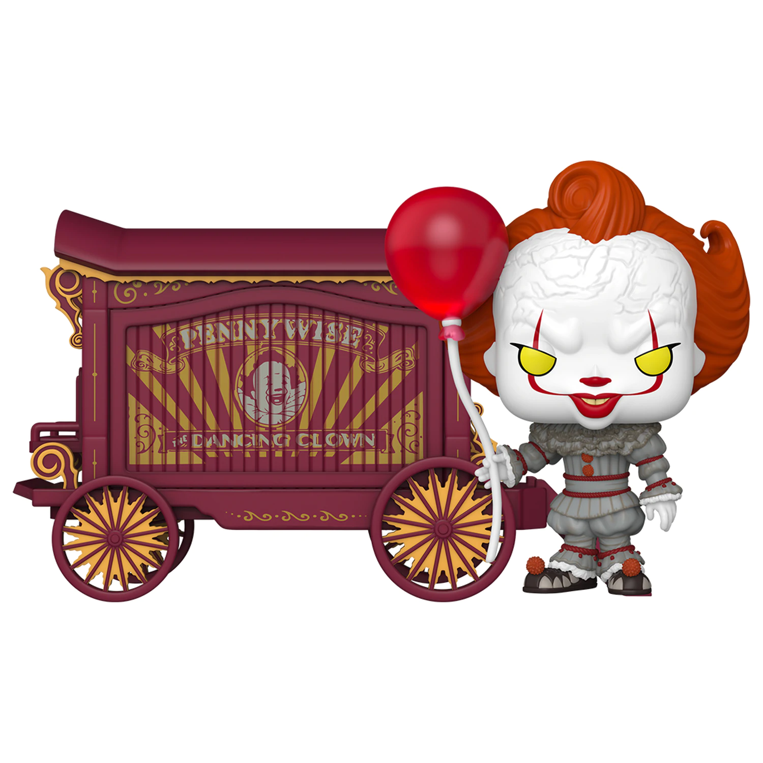 It-Vítejte v Derry Funko POP! Město Vinylová Figurka Pennywise & Vozík 9 cm fotografii produktu