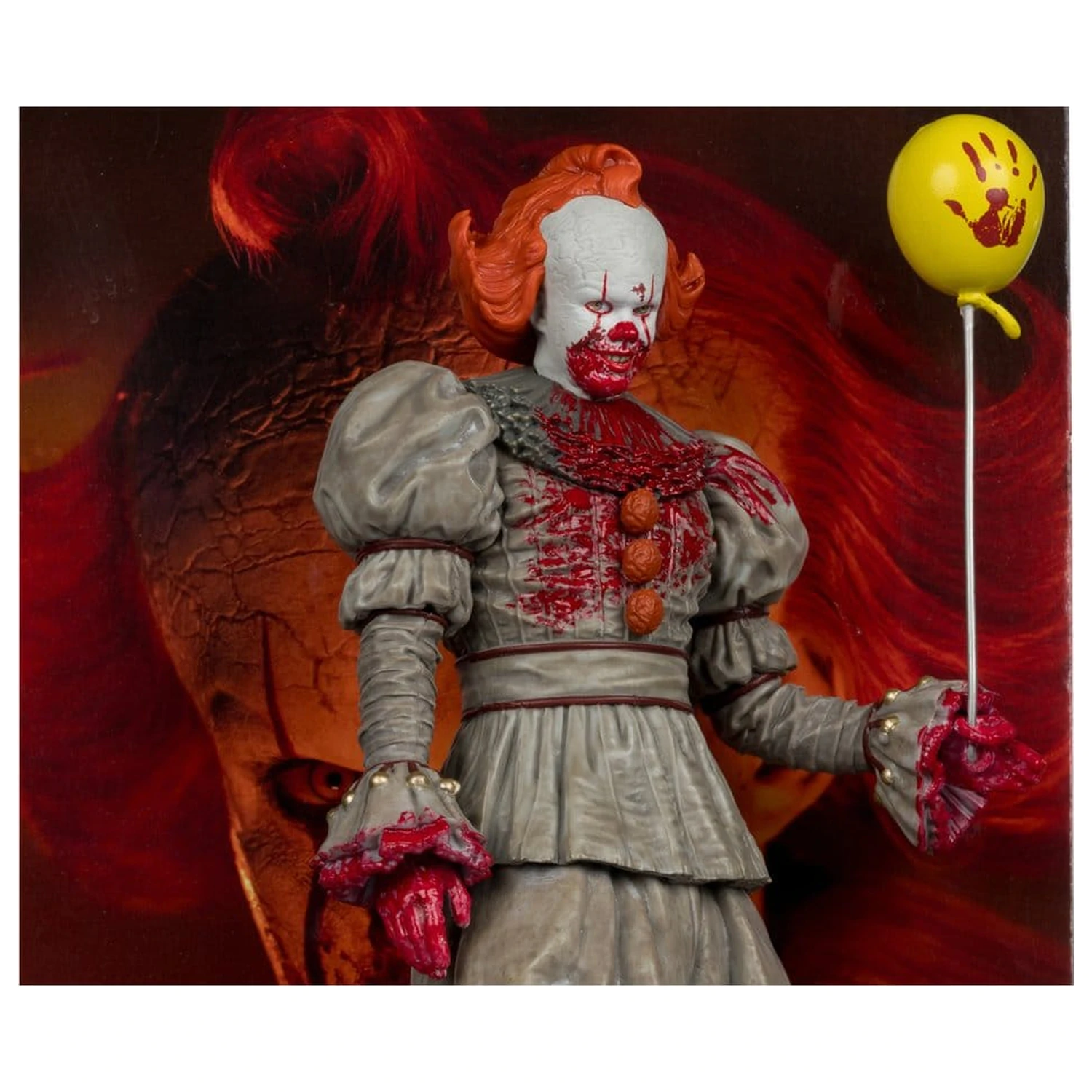 It Welcome to Derry Movie Maniacs Figurka Pennywise (Krvavý) 16 cm fotografii produktu
