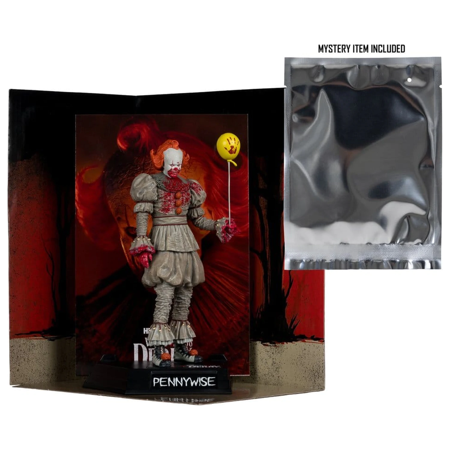 It Welcome to Derry Movie Maniacs Figurka Pennywise (Krvavý) 16 cm fotografii produktu