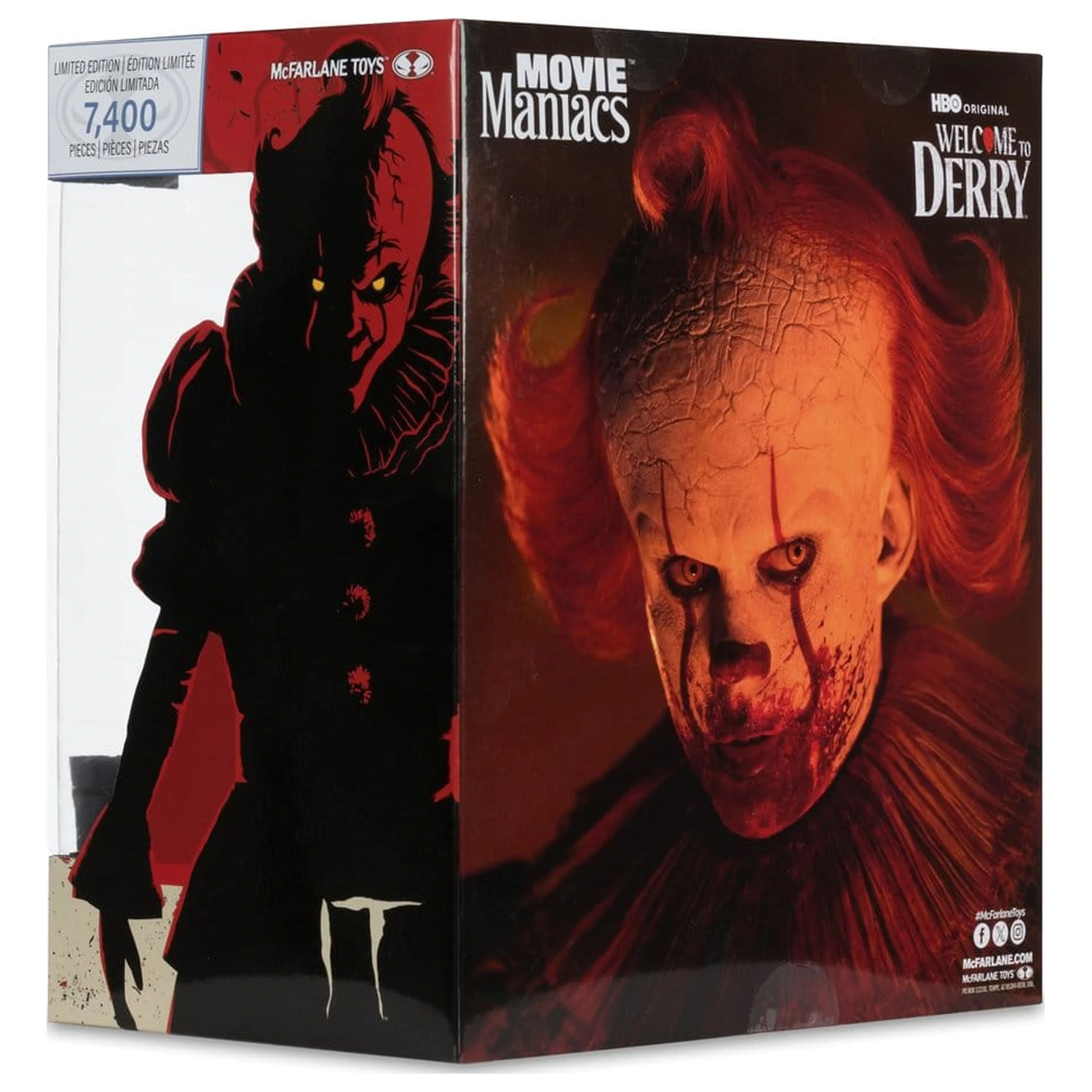 It Welcome to Derry Movie Maniacs Figurka Pennywise (Krvavý) 16 cm fotografii produktu