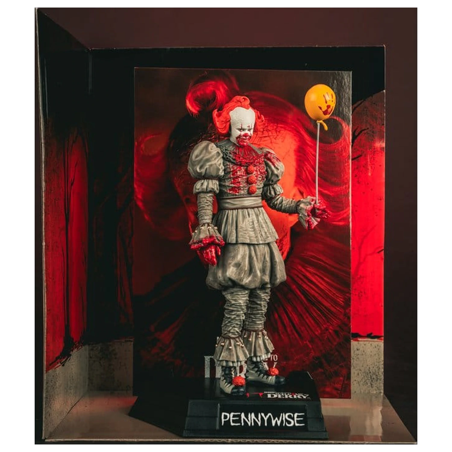 It Welcome to Derry Movie Maniacs Figurka Pennywise (Krvavý) 16 cm fotografii produktu