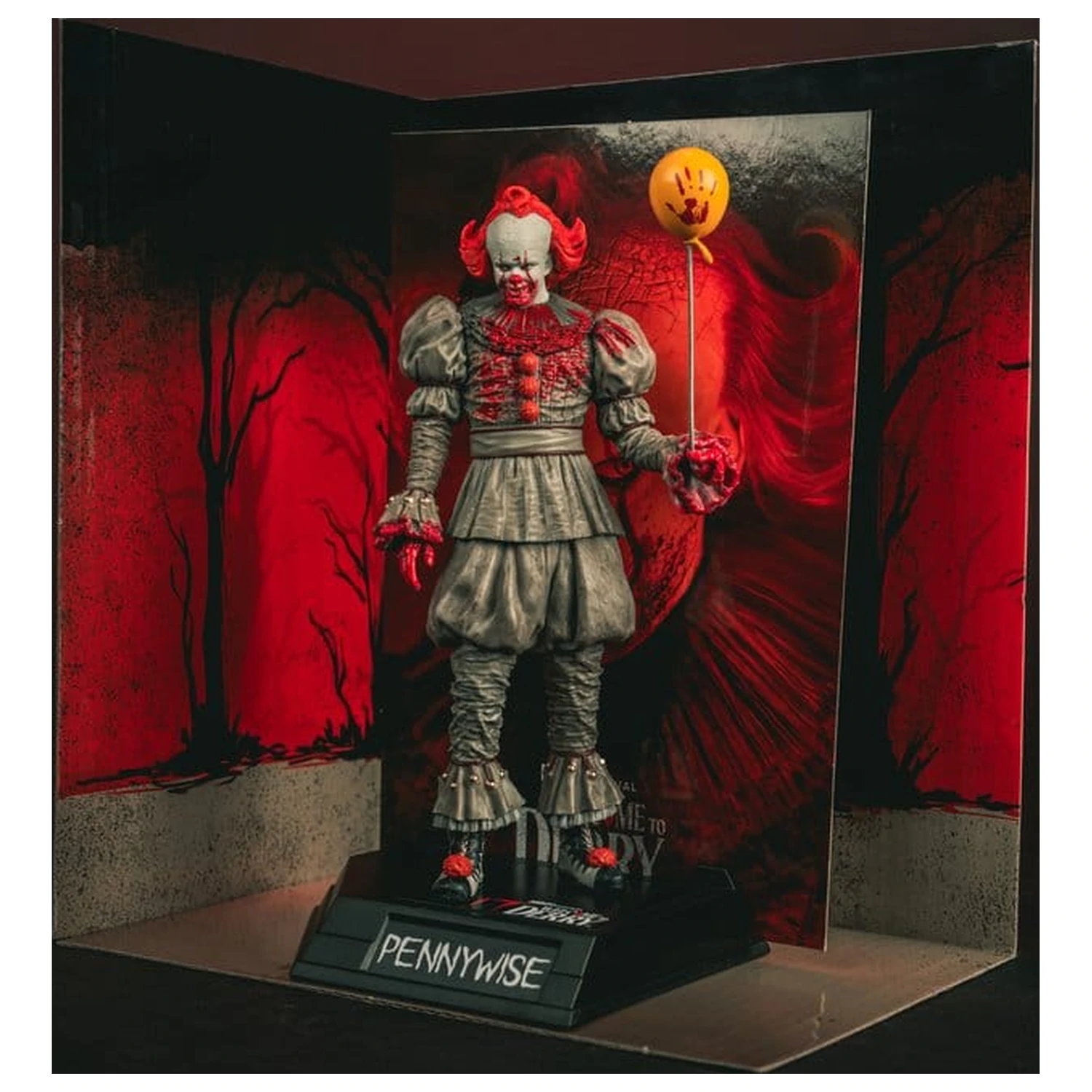 It Welcome to Derry Movie Maniacs Figurka Pennywise (Krvavý) 16 cm fotografii produktu