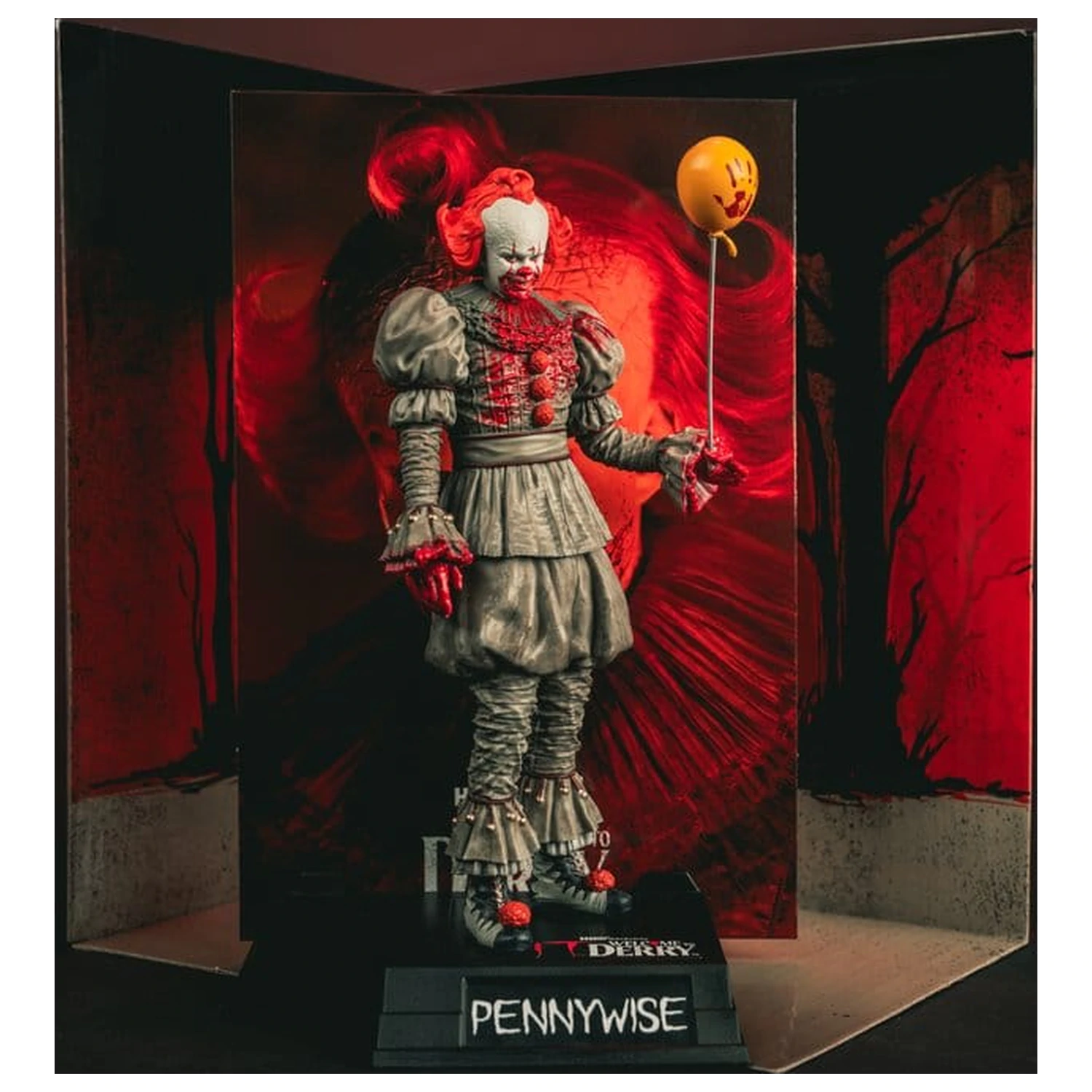 It Welcome to Derry Movie Maniacs Figurka Pennywise (Krvavý) 16 cm fotografii produktu