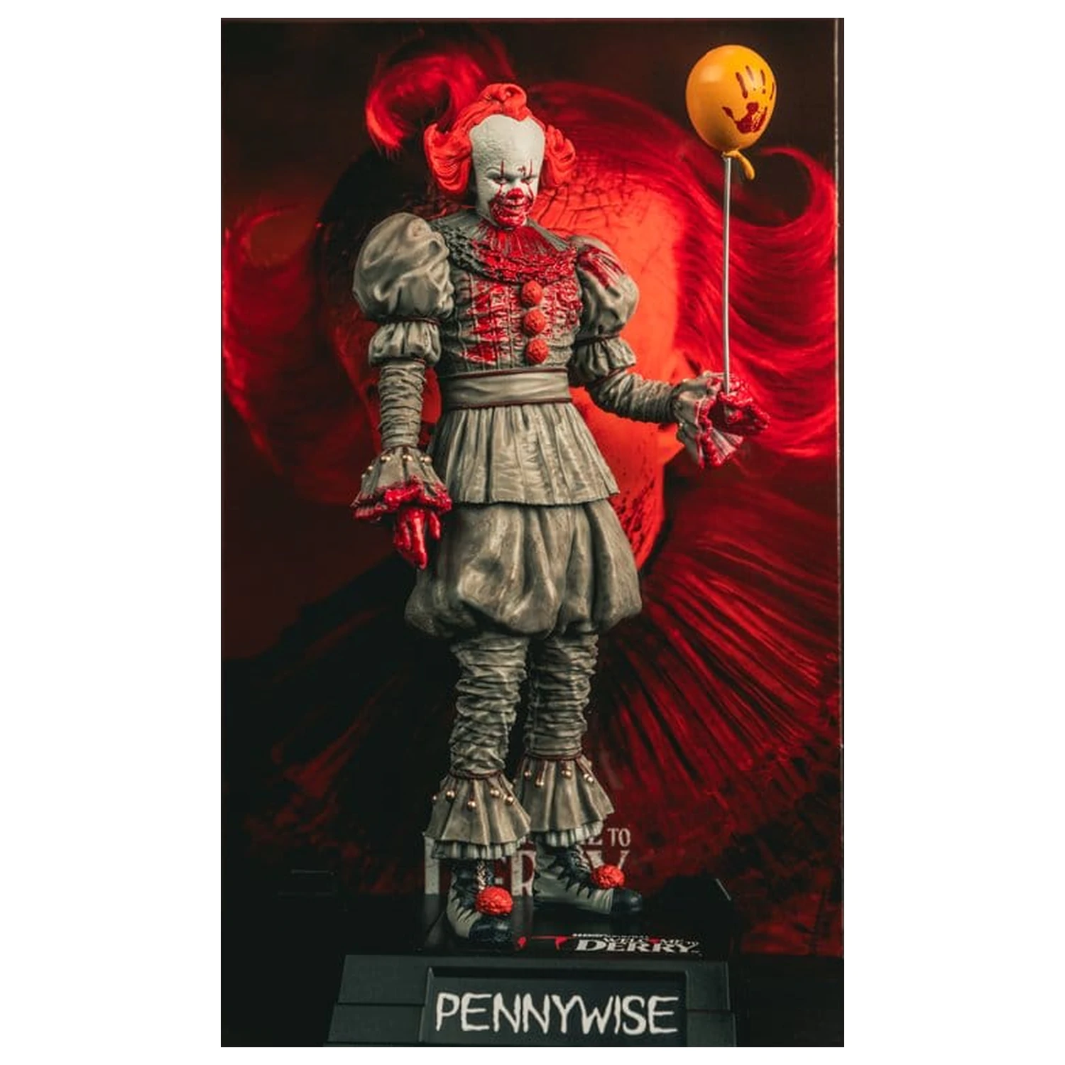It Welcome to Derry Movie Maniacs Figurka Pennywise (Krvavý) 16 cm fotografii produktu