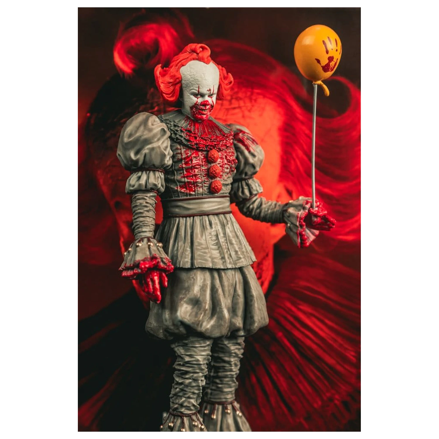 It Welcome to Derry Movie Maniacs Figurka Pennywise (Krvavý) 16 cm fotografii produktu