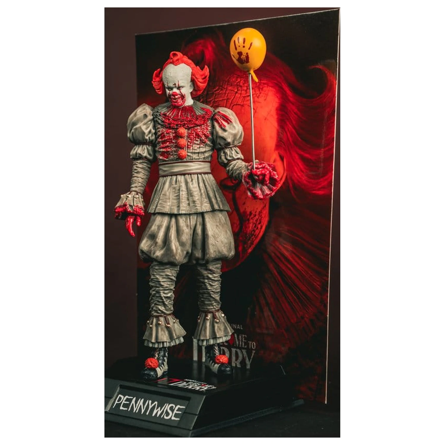 It Welcome to Derry Movie Maniacs Figurka Pennywise (Krvavý) 16 cm fotografii produktu
