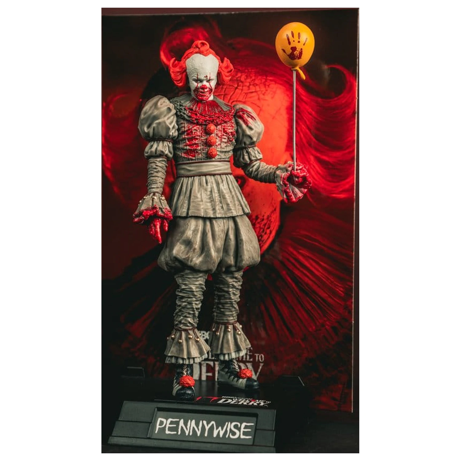 It Welcome to Derry Movie Maniacs Figurka Pennywise (Krvavý) 16 cm fotografii produktu