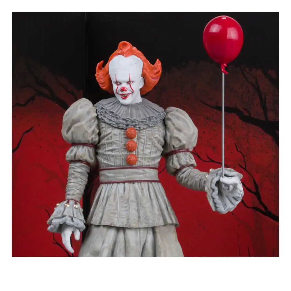 It: Welcome to Derry Movie Maniacs PVC socha Pennywise (Gold Label) 16 cm fotografii produktu