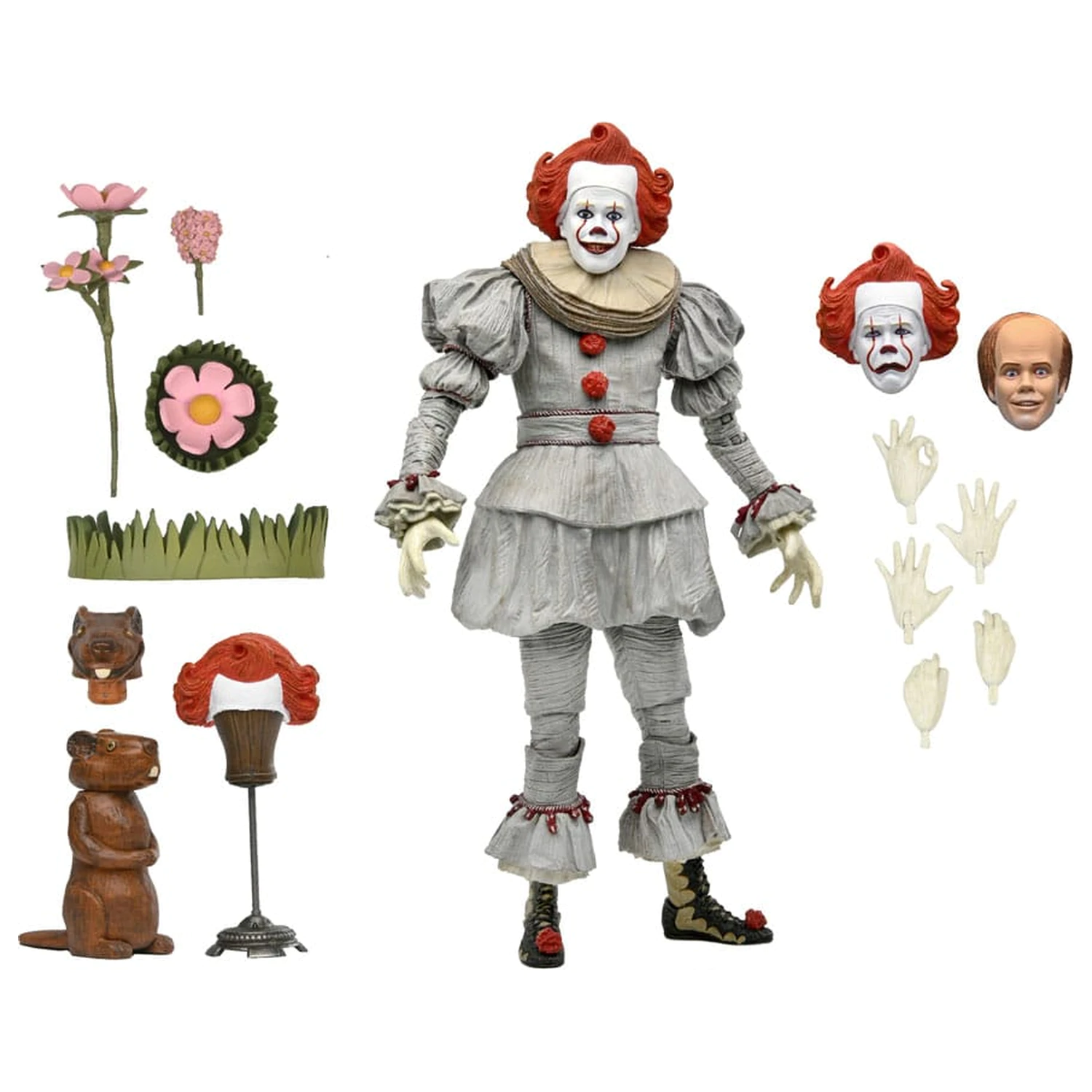 It: Welcome To Derry Action Figure Ultimate Bob Gray As Pennywise 18 cm fotografii produktu